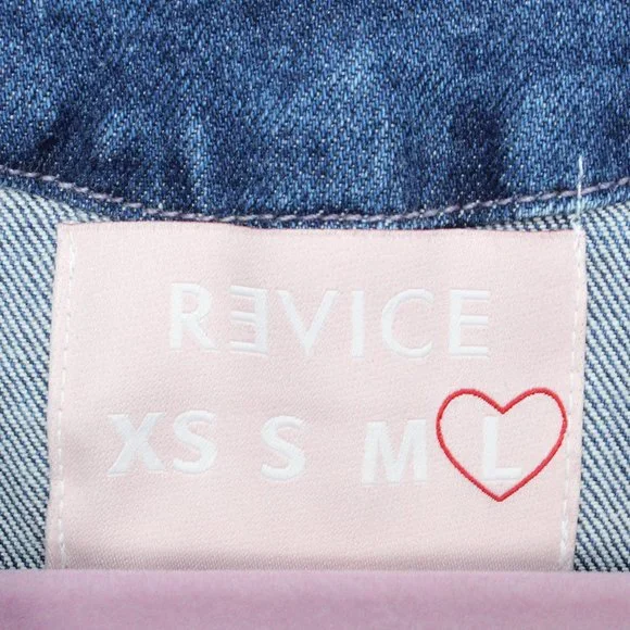 NEW Revice Blue Cotton Zip Front Rollergirl Playsuit Denim Romper Size L - Picture 5 of 10